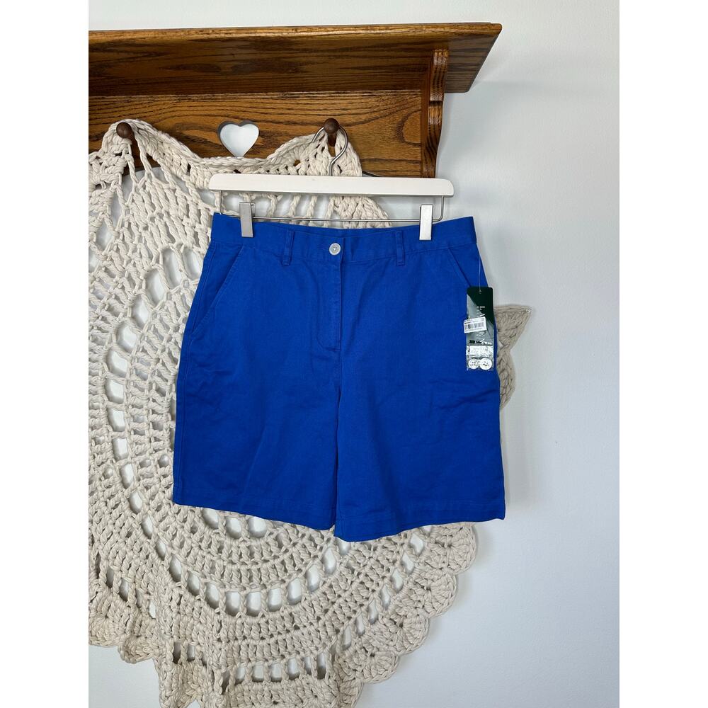 Lauren Ralph Lauren Vintage 90s Cobalt Royal Blue Bermuda Shorts Size 4